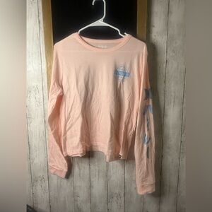 Hurley Women's Graphic Tee Crew Neck Long Sleeve T-Shirt, Size M